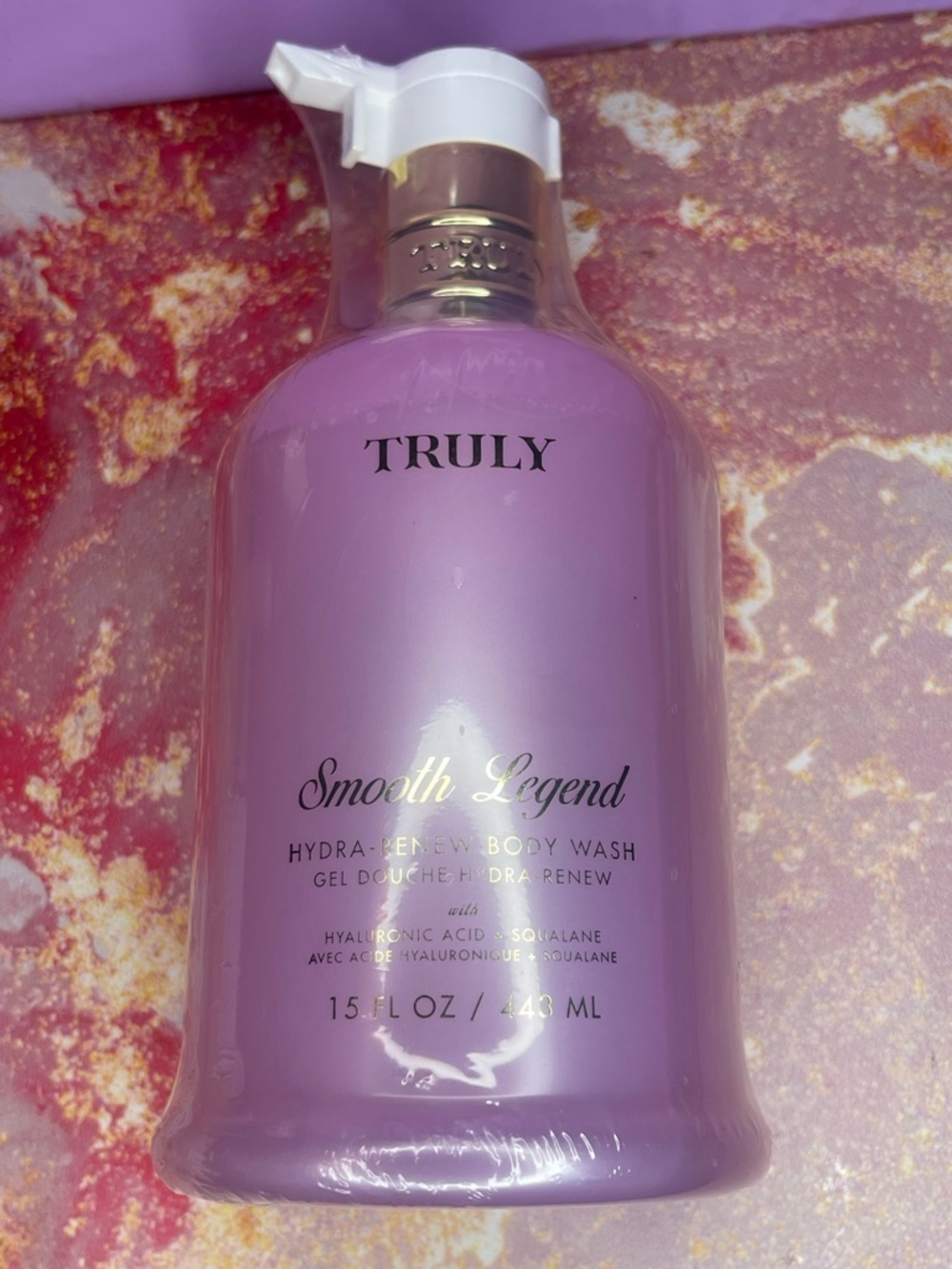 TRULY Smooth Legend Body Wash - Lavender Pink Bottle